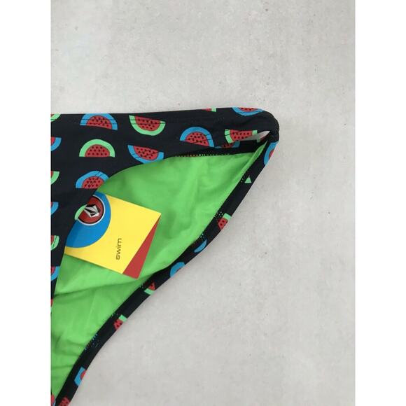 Volcom Multicolor Swim Malika Watermelon Bikini Bottom Swimwear - Picture 3 of 6